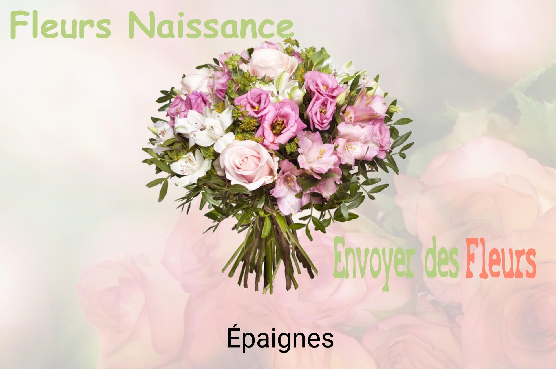 Bouquet de fleurs de naissance livré à Épaignes